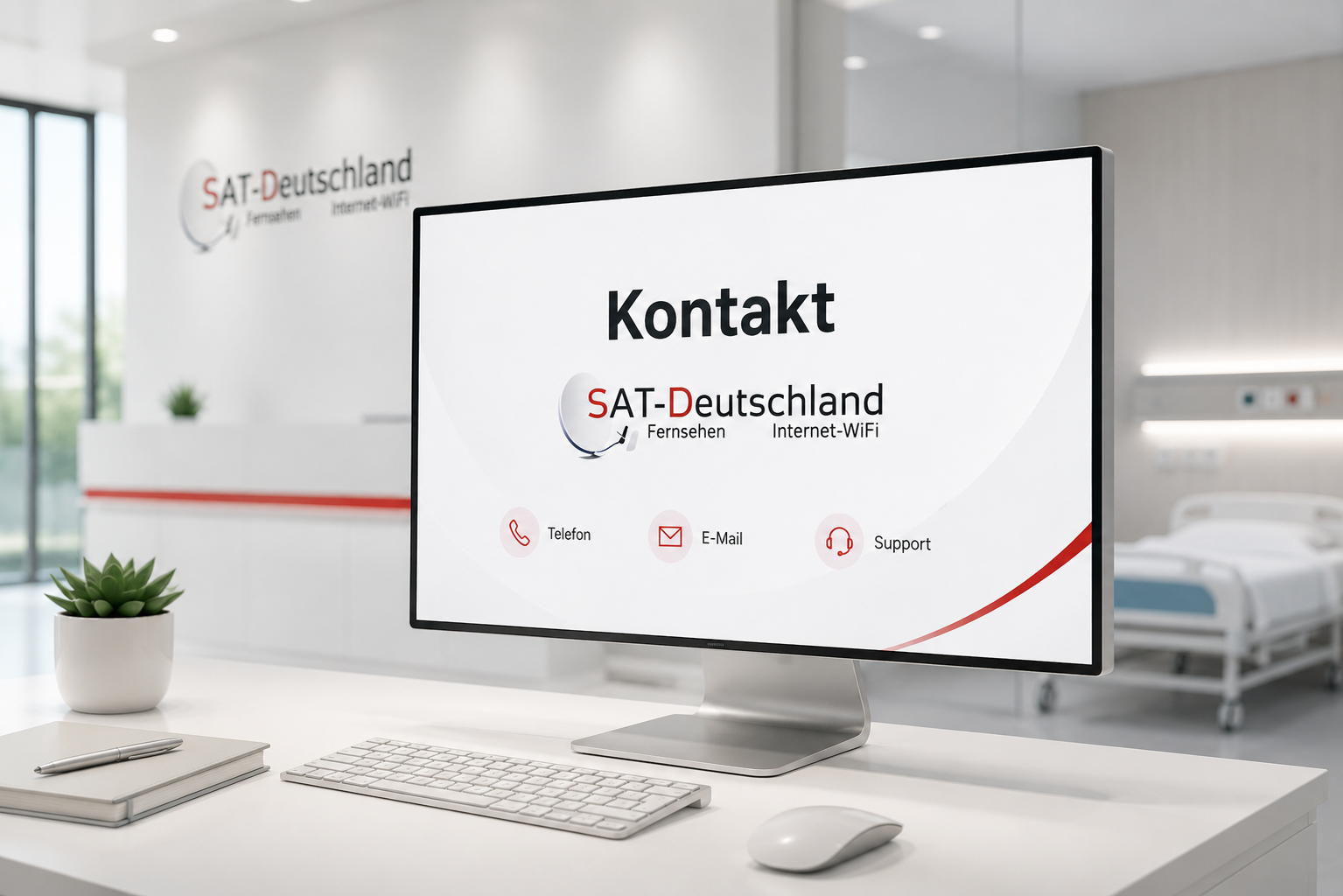 Kontaktmotiv für SAT Deutschland